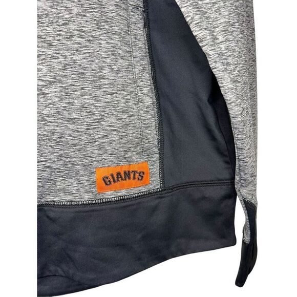 G-III 4her MLB Women’s Medium San Francisco Giants Jacket Full Zip Gray Black - Picture 3 of 7